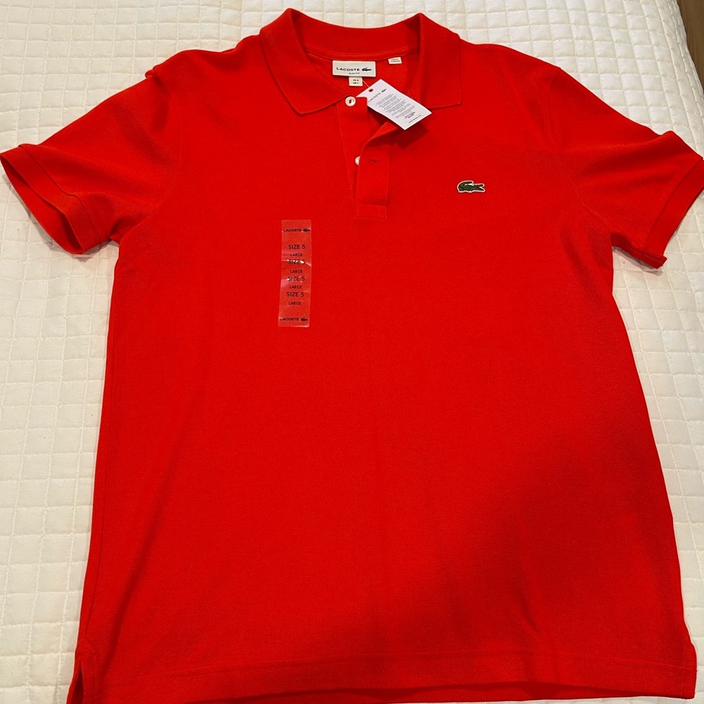 Men’s Lacoste Slim fit Cotton polo shirt
